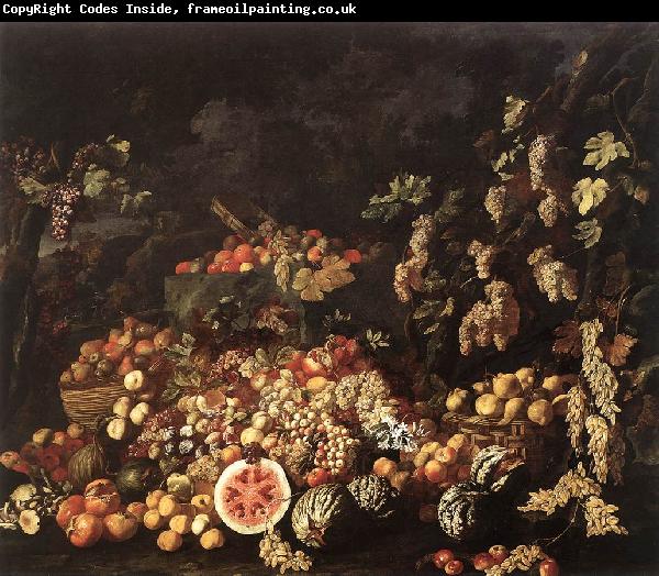 RECCO, Giuseppe Still-Life with Fruit and Flowers